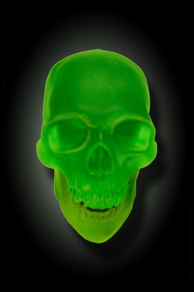 Dichroic Glass Skull